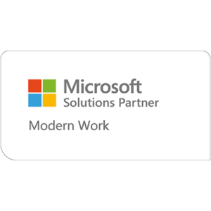 Microsoft Solution Partner Logo for Modern Work